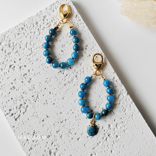 Blue Apatite intention charm – for focus and motivation