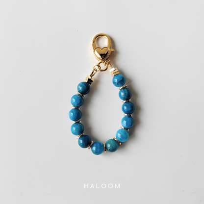 Blue Apatite intention charm – for focus and manifestation