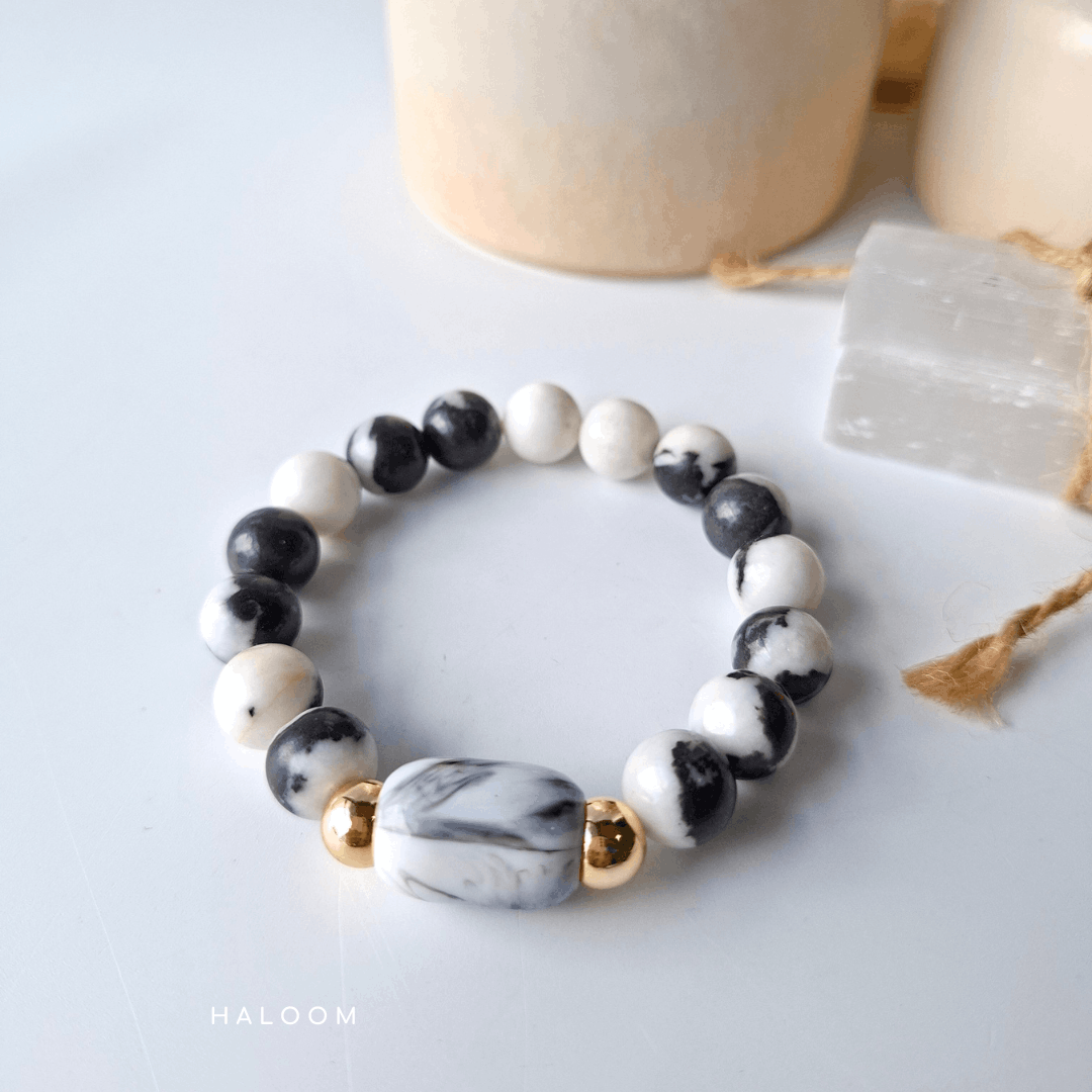 The Contrast | Black Zebra Jasper