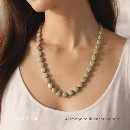 Alashan Jasper Necklace for Calm & Strength.