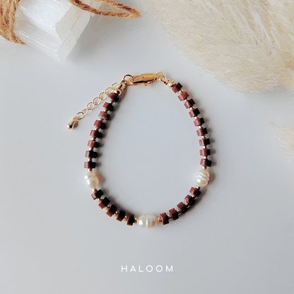 Brecciated Jasper Bracelet for Vitality & Grounding