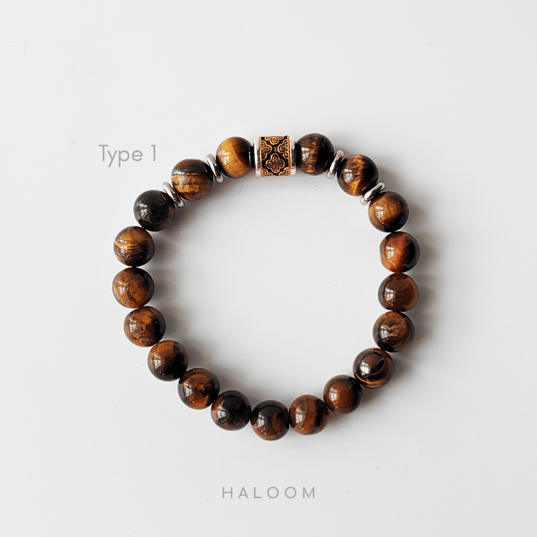Tiger’s eye bracelet for men (10mm)