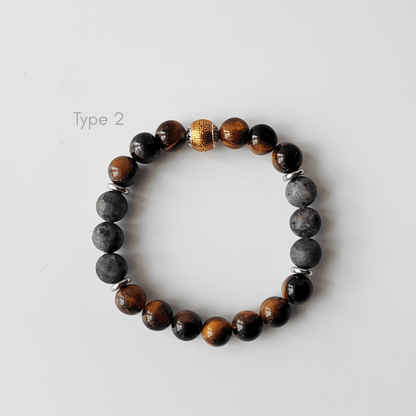 Men’s Tiger’s Eye & Labradorite Bracelet