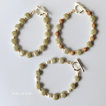 Alashan Jasper Bracelet for Calm & Strength.