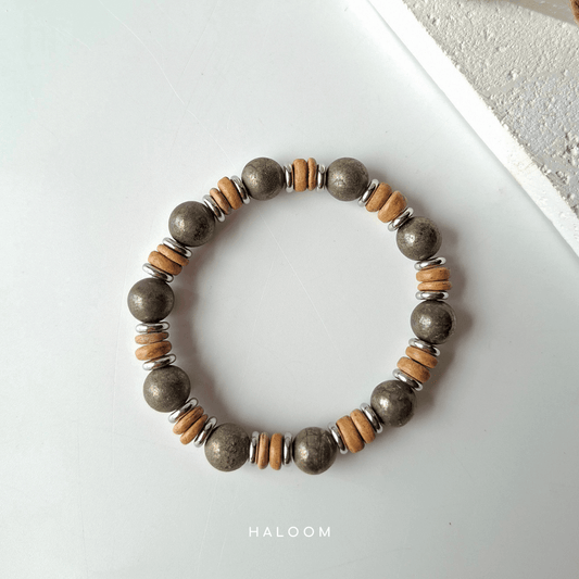 The Self-Made Bracelet | Pyrite 10mm