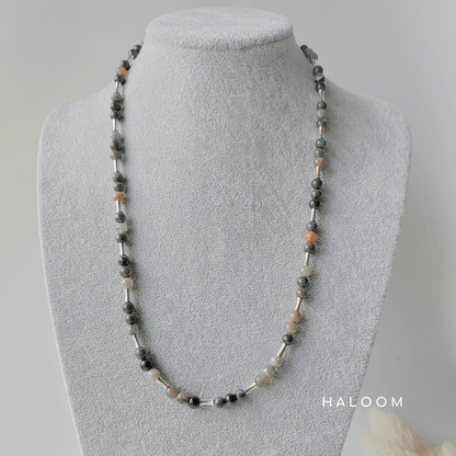 Rantaian Bumi - Indian Agate Necklace and Glasses Chain