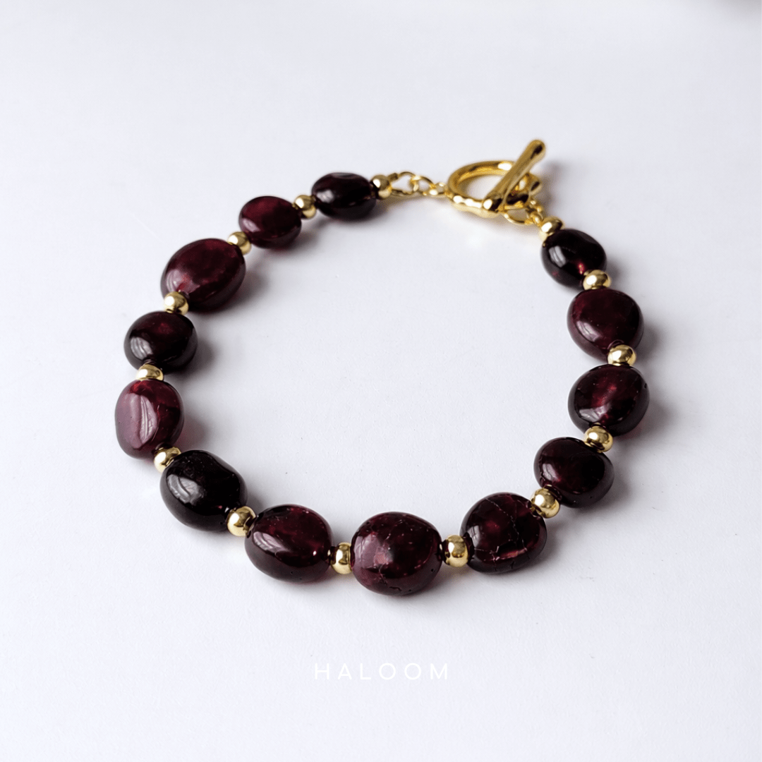 Vitality garnet bracelet