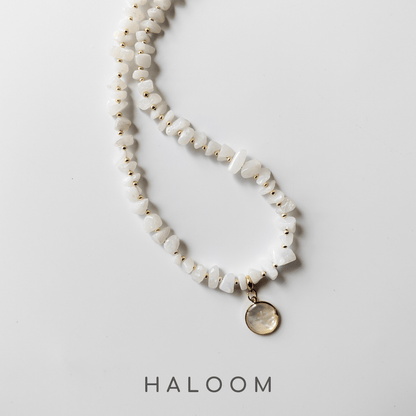 White Jade necklace (chip)