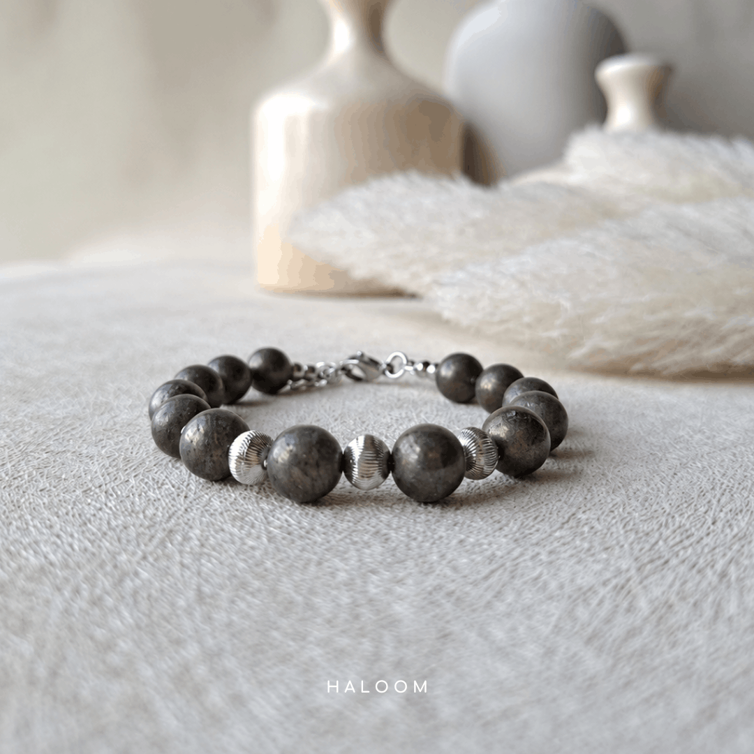 Ambition & Abundance Pyrite Bracelet