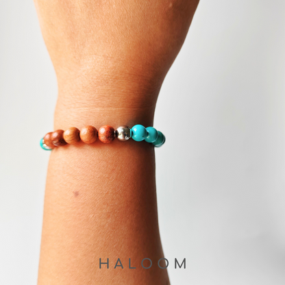 Turquoise bracelet 8mm