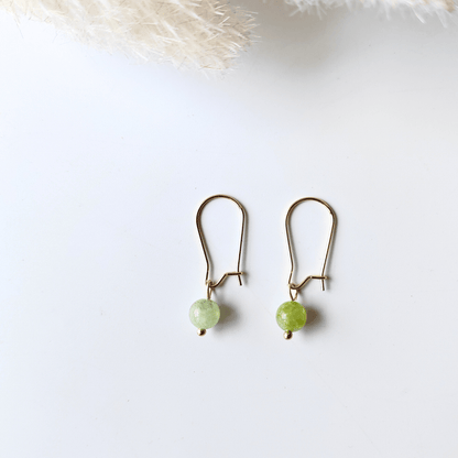 Peridot earrings – 6mm August birthstone