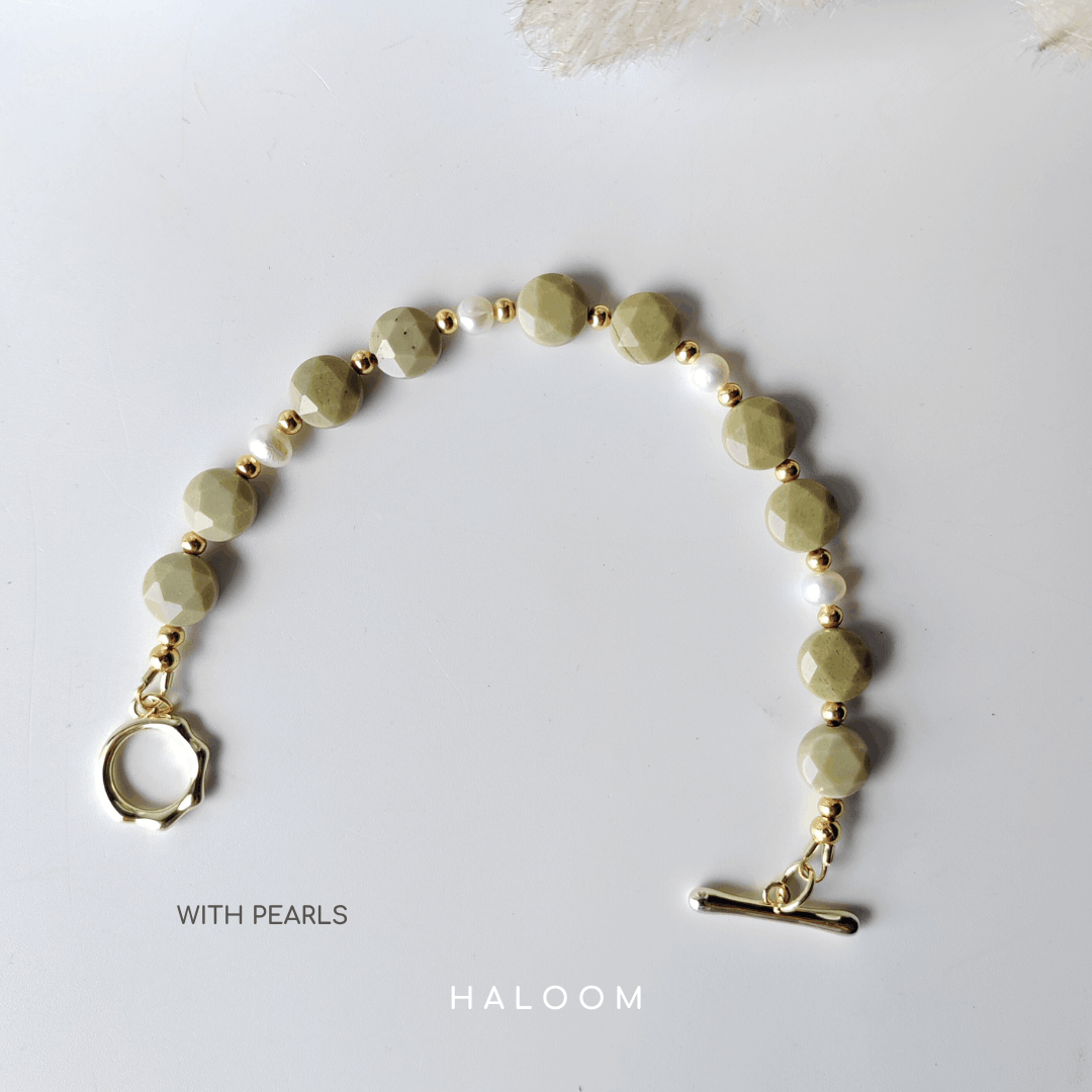 Alashan Jasper Bracelet for Calm & Strength