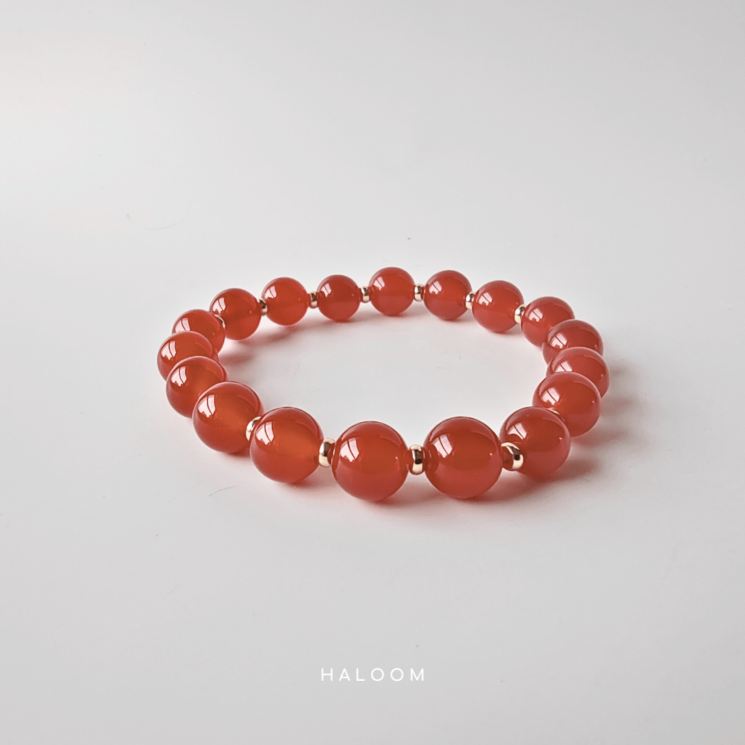 Red carnelian bracelet (10mm)
