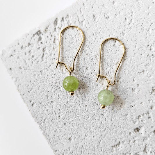 Peridot earrings – 6mm August birthstone
