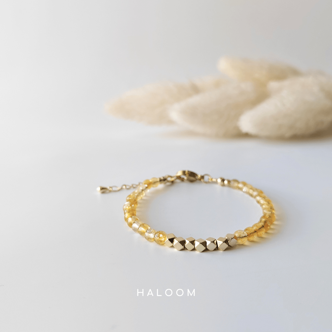 Citrine bracelet (4mm)