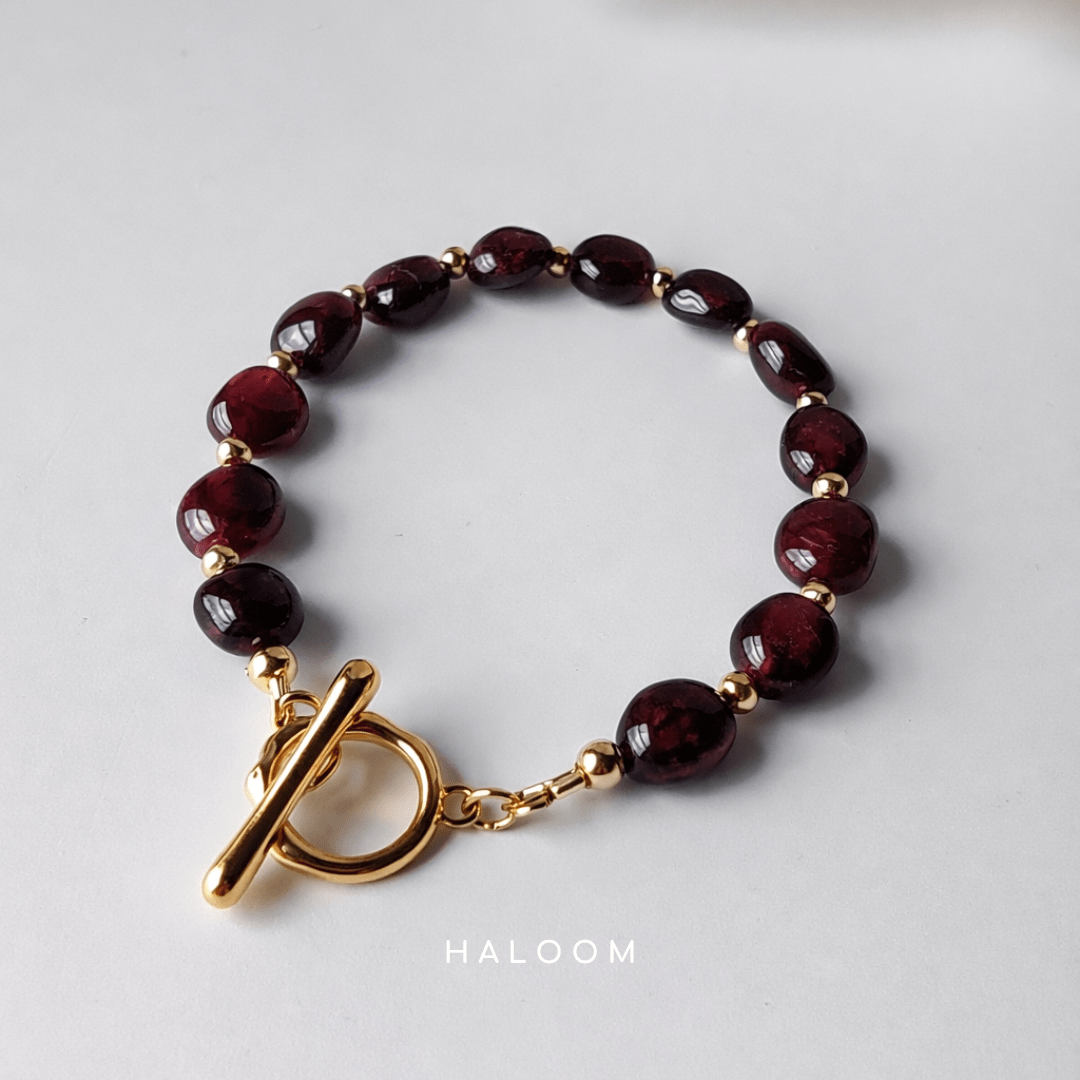 Vitality garnet bracelet