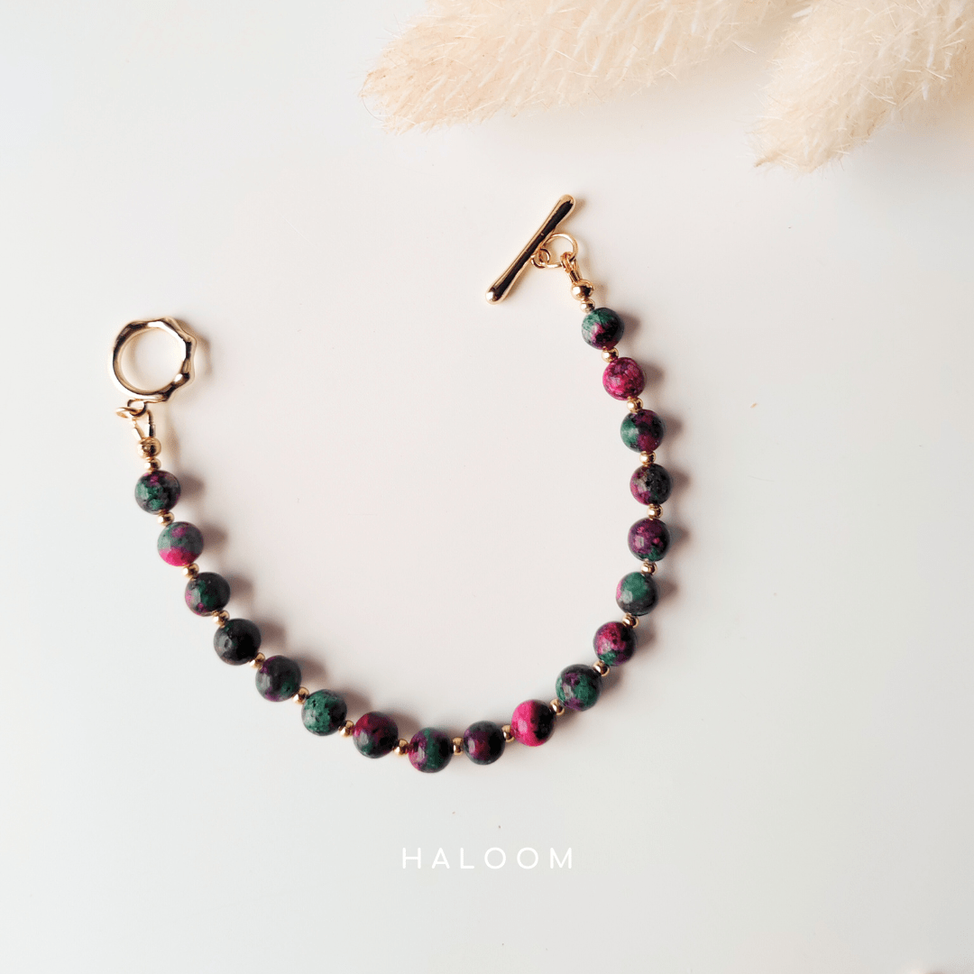 Ruby Zoisite Passion & Rebirth bracelet