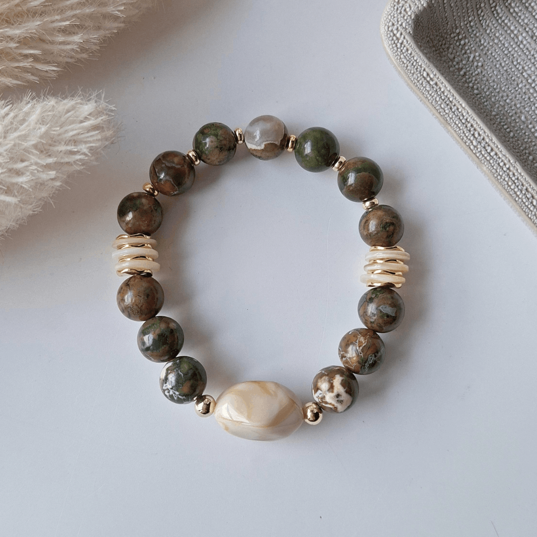 New Ground | Rhyolite Crystal Bracelet