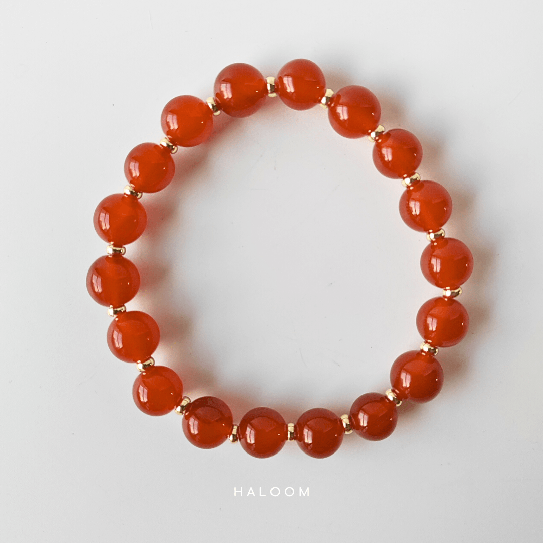 Red carnelian bracelet (10mm)
