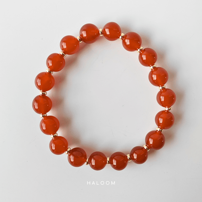 Red carnelian bracelet (10mm)