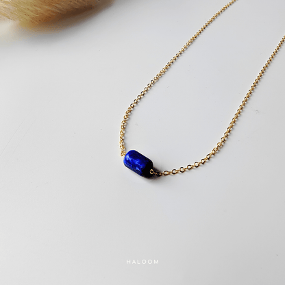 Clarity lapis lazuli necklace