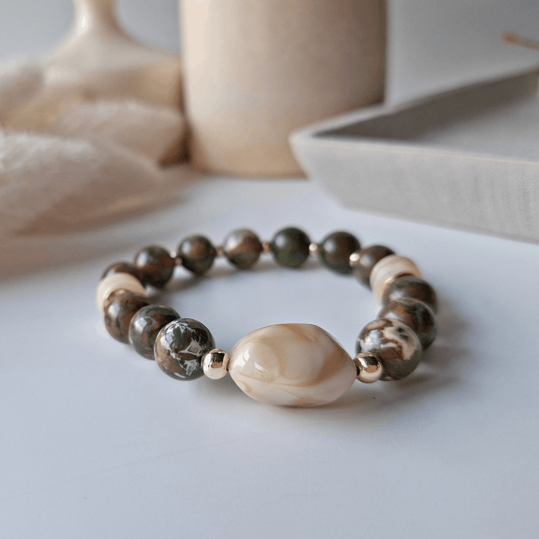 New Ground | Rhyolite Crystal Bracelet