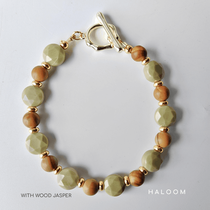 Alashan Jasper Bracelet for Calm & Strength.