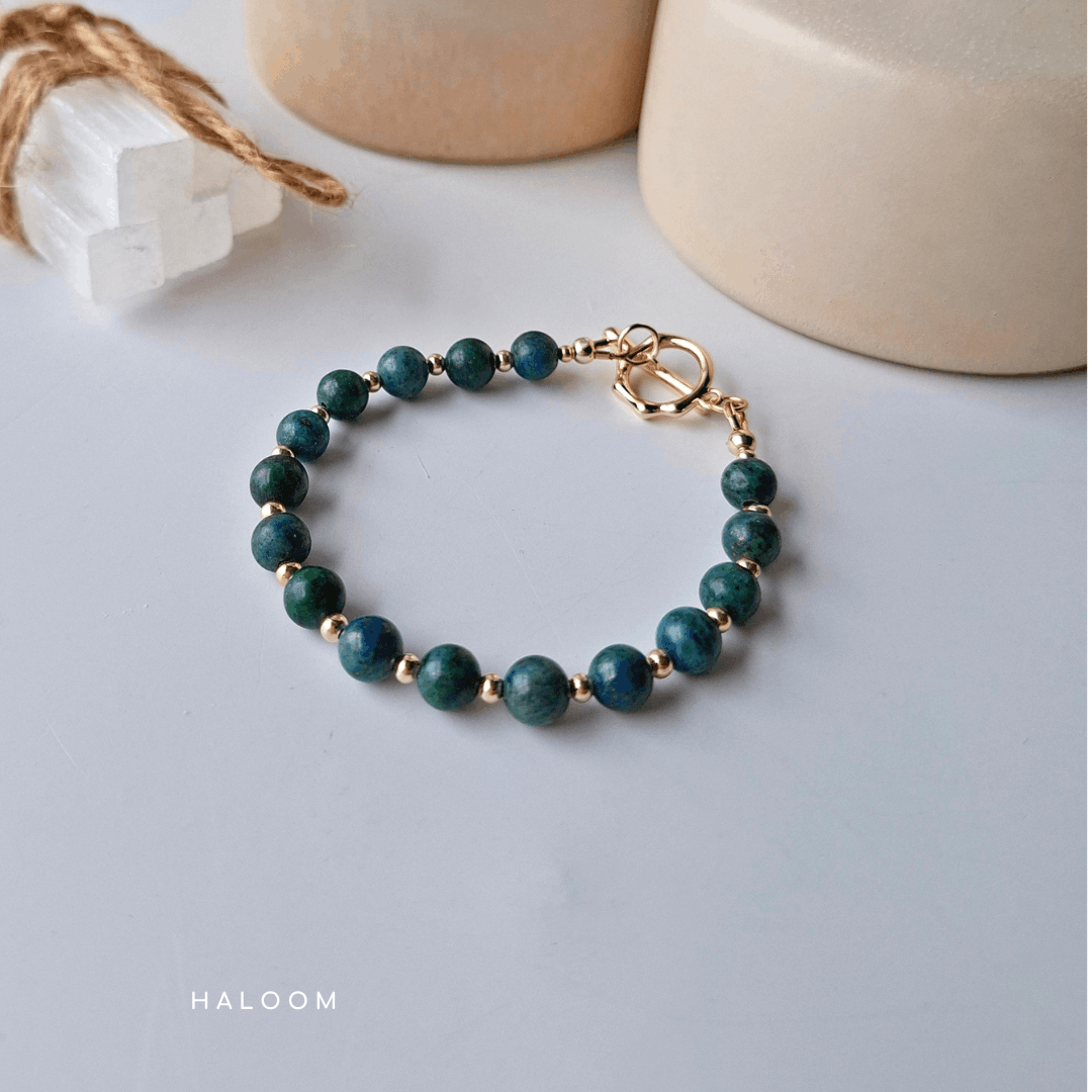 Phoenix Stone Bracelet for Communication, Emotional Healing & Confidence