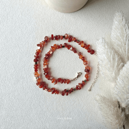 Emberline | Carnelian chip necklace