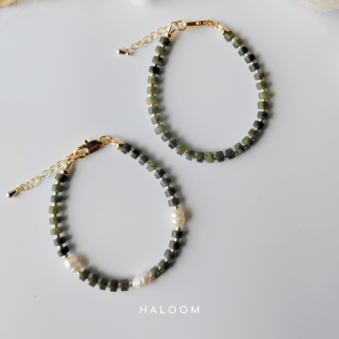 Canadian Green Jade Bracelet for Harmony & Prosperity