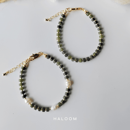 Canadian Green Jade Bracelet for Harmony & Prosperity