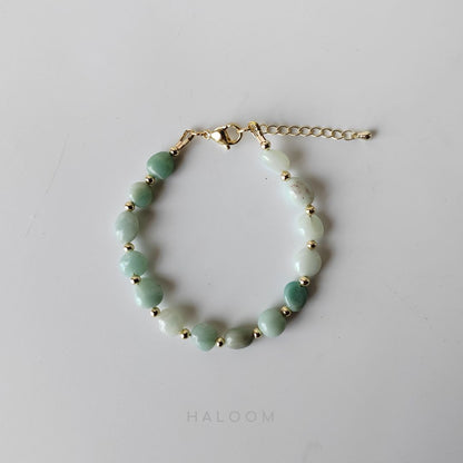 Fearless Truth amazonite bracelet (~8mm).